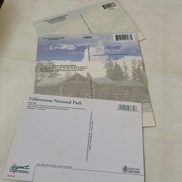 Set of 2 post cards unused new travel Utah Antelope Island state park - Picture 6 of 8